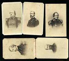 Lot of Original 1860s CDVs of Civil War Figures / Soldiers / Generals picture