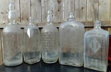 BAR BACK BOTTLE LOT WHISKEY BOURBON WINE DECANTERS RARE HARD TO FIND BOTTLES  picture