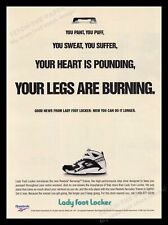 Reebok 1990's Print Advertisement Ad 1995 Shoes Lady Foot Locker Step Aerobics picture