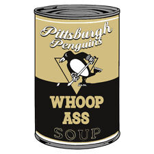 Pittsburgh Penguins Can Of Whoop A** Vinyl Decal / Sticker 10 sizes Tracking picture