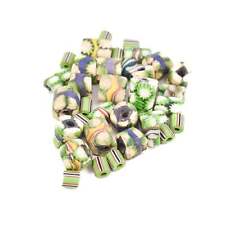 Mixed Green Millefiori and Venetian Trade Beads Ericson Collection picture