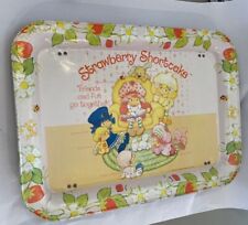 Vintage 1981 Strawberry Shortcake Folding TV Tray American Greetings Corp picture