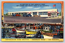 San Francisco CA-California, Exposition Fish Grotto, Fisherman's Wharf, Postcard picture