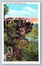 Lookout Mountain TN-Tennessee, Sunset Rock, Antique, Vintage Souvenir Postcard picture