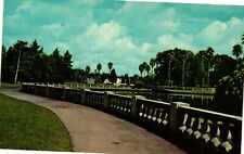 Vintage Postcard- Hogan's Creek and a park, Jacksonville, FL 1960s picture