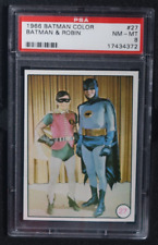 1966 Topps Batman Color #27 Batman & Robin PSA 8 picture