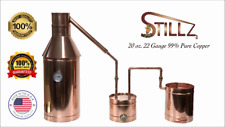 Copper Moonshine Still- Thumper/Worm-Heavy 20oz Build Compare StillZ 6 Gallon  picture