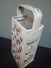Vintage Bromco Painted w Apples Cheese Grater Vegetable Shredder Rustic Decor picture