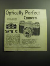 1958 Zeiss Contaflex Camera Ad - Optically Perfect Camera picture