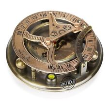 Vintage Navigation Compass Sundial SunClock Marine Kompas Survival Camping Gifts picture