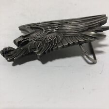 Vintage 1980 Indiana Metal Craft Belt Buckle - Eagle Rare picture