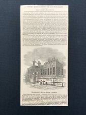 1846 Newspaper Print TRADESCANT'S HOUSE, SOUTH LAMBETH, LONDON picture