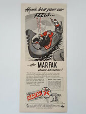 1945 Texaco Marfak Chassis Lubrication Auto Care Gondola Vtg Magazine Print Ad picture