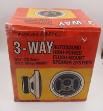 Realistic 3-way Speaker System Cat No 12-1856 Input Max Power 30 W 8 ohms NIB picture