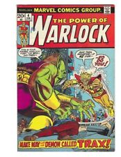 Power of Warlock #4 1973 VF/VF+ or better Beauty Eddie Roberts Death Combine picture