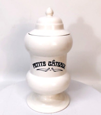 Vintage Howard Kaplan's French Country Petits Gateaux Jar READ picture