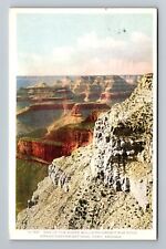 Grand Canyon AZ-Arizona, A Sheer Wall on Hermit Rim Road, Vintage Postcard picture
