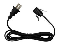 Black Single Light Replacement Clip In Lamp Cord for Village Houses | 50 Pack picture