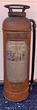 Vintage Miller Peerless Brass & Copper Fire Extinguisher Chicago USA - Empty picture