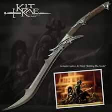Kit Rae United Cutlery Dark Mithrodin Sword LOTR Skyrim Fantasy Blade Axe New picture