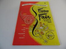 Vintage Program fresno district fair 1956 eydie gorme and russell arms signed picture