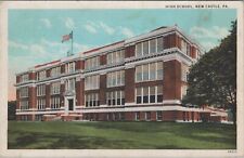 Postcard High School New Castle PA 1928 picture