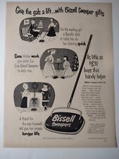 Bissell Sweepers Give the Gals a Lift with Gifts Vintage 1950s Print Ad picture
