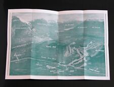Vtg 1930s BANFF SPRINGS MAP Hotel Miniature Brochure Banff & Vicinity picture
