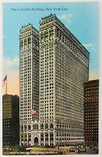 Vintage New York City NYC NY The Equitable Building Postcard 1913 picture