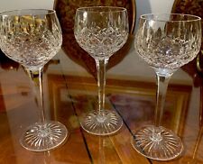 RARE Vintage Cut Crystal Hock Wine Glasses Shaftesbury By Stuart picture