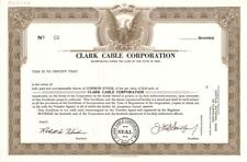 Clark Cable Corp. - Specimen Stock Certificate - Specimen Stocks & Bonds picture