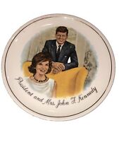 Vintage President and Mrs. John F. Kennedy decorative plate 1960s picture