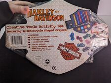 Vintage 1998 Harley Davidson Creative Tools Activity Set Motorcycle Crayons New picture