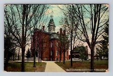 Mt Pleasant MI-Michigan, Isabella County Court House, Vintage Souvenir Postcard picture