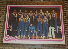 1969 Press Photo Phoenix Suns Basketball Team TOPPS CARDS CHEWING GUM 1980 vtg picture