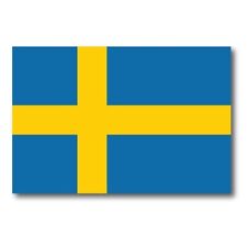 Sweden Swedish Flag Car Magnet Decal 4 x 6 Heavy Duty for Car Truck SUV picture