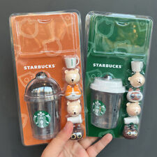 New 2022 Starbucks China Random Cute Pet Head Ornament Bag Decorations Keychain picture