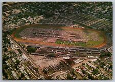 Postcard Aerial View of Churchill Downs on Derby Day    G 22 picture