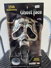 Scream Ghostface 25th Anniversary Fun World Chrome Mask  picture