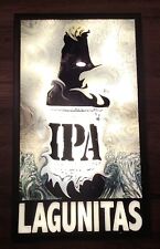 Lagunitas IPA India Pale Ale LED Lighted Motion Bar sign w/moving swirls RARE picture