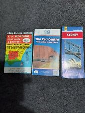 Vintage Australian road maps (2) plus 1996 HEMA map of The Red Centre picture