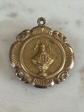 GOLD FILLED JESUS CHRIST MARY SAN JUAN GF CHARM PENDANT JEWELRY 12.6 GRAMS  ❤️ picture