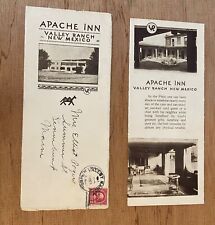 1923 APACHE INN VALLEY RANCH w/ Matching Pictorial Advert Cover picture