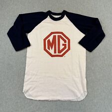 Vintage 1970's MG Motor Cars Long Sleeve Raglan Shirt - Sz Medium - Rare Look picture