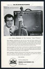 1958 Magnatone Custom 280 stereo vibrato amp Harry Babasin photo vintage ad picture