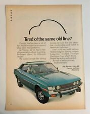1973 Toyota Celica ST Color Photo Vintage Print Ad Advertisement picture