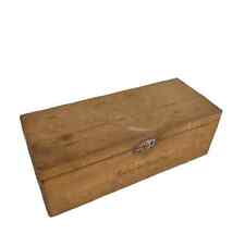 Vintage J.W. Roberts Sports Tampa FL Wooden Cigar Box, Havana Wrapped & Filled picture