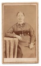 C. 1860s CDV BROWN & OTTO LADY IN FANCY DRESS DETAILED SAN FRANCISCO CALIFORNIA picture