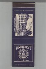 Matchbook Cover Amherst College Valentine Hall Amherst, MA picture