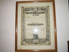 1880'S KANSAS MARRIAGE CERTIFICATE - AUTHENTIC - FRAMED - 15